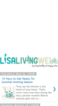 Mobile Screenshot of lisalivingwell.com
