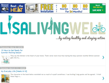 Tablet Screenshot of lisalivingwell.com